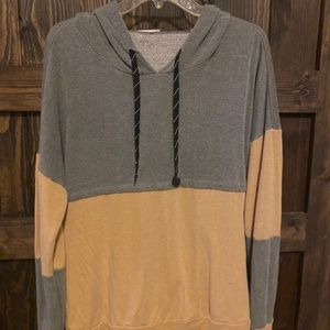 Color block hoodie